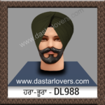 Greenish Brown Full Voile DL988