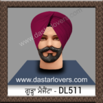 Dark Magenta Rubia Voile DL511